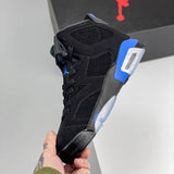 AJ6 Retro Black and Blue