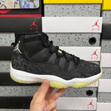 AJ11 Retro Black Barely Volt Dark Raisin
