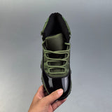 AJ11 Retro High Green and Black