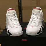 AJ14 Sup White and Red