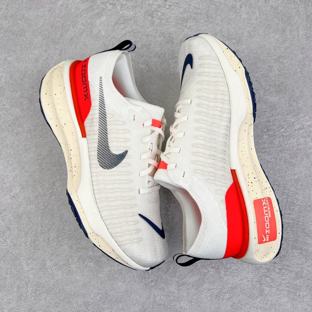 ZoomX Invincible Run Flyknit 3 White Bright Crimson