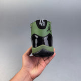 AJ11 Retro High Green and Black