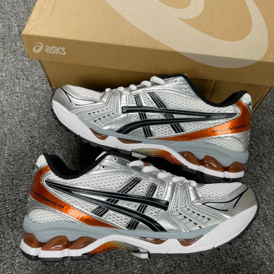 Kayano 14 Silver Black Brown