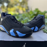AJ14 Retro Black and Blue