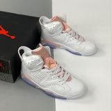AJ6 Retro Pink Gold Hoops