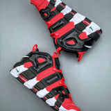 Uptempo White/Red/Black