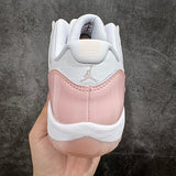 AJ11 Low White and Pink