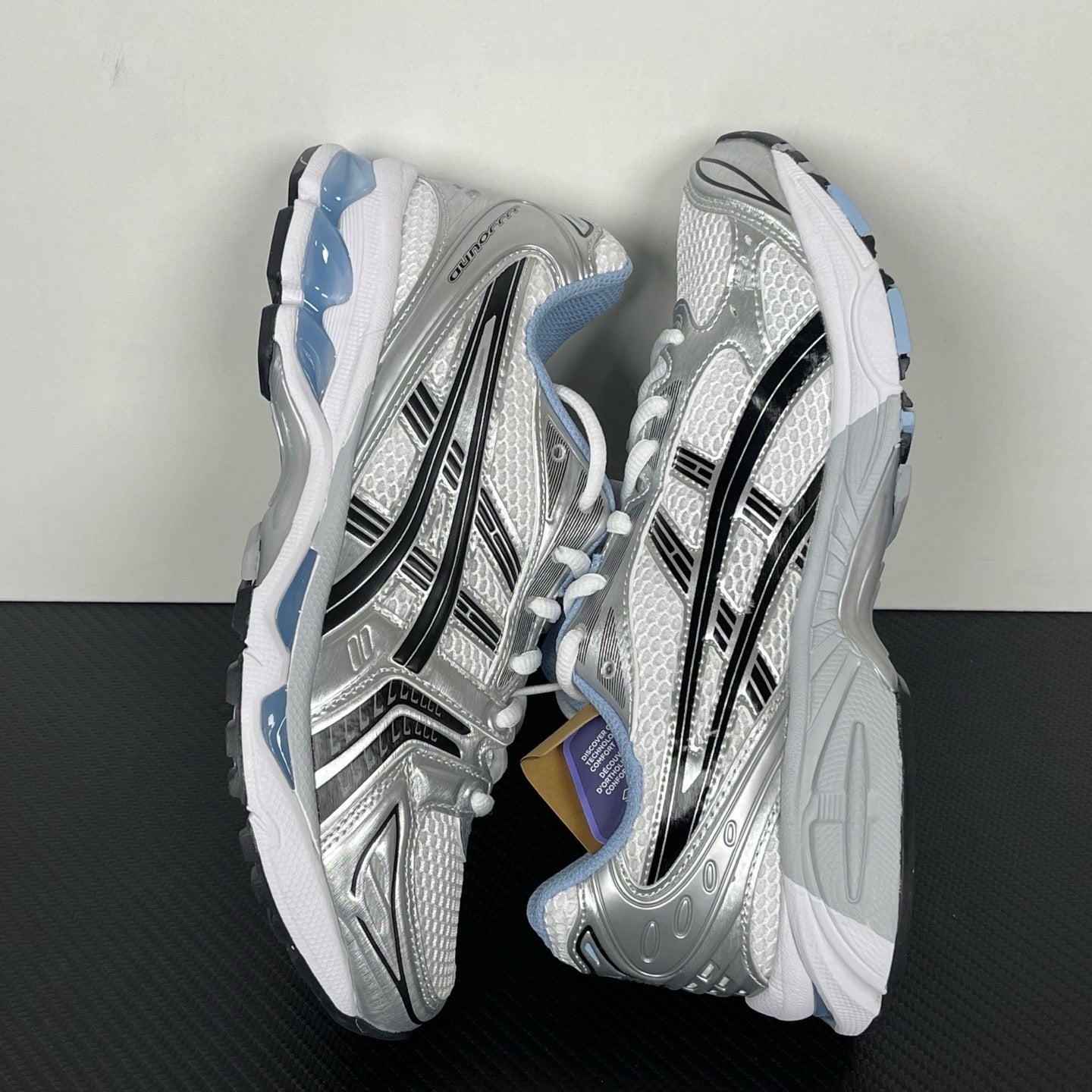 Kayano 14 Silver / Light Blue