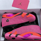 AJ14 Low Shocking Pink