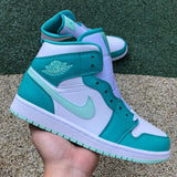 AJ1 MID Washed Teal