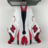 550 Branco com Vermelho e Preto