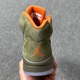 AJ 5 Retro Olive