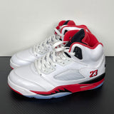 AJ 5 Fire Red Black Tongue