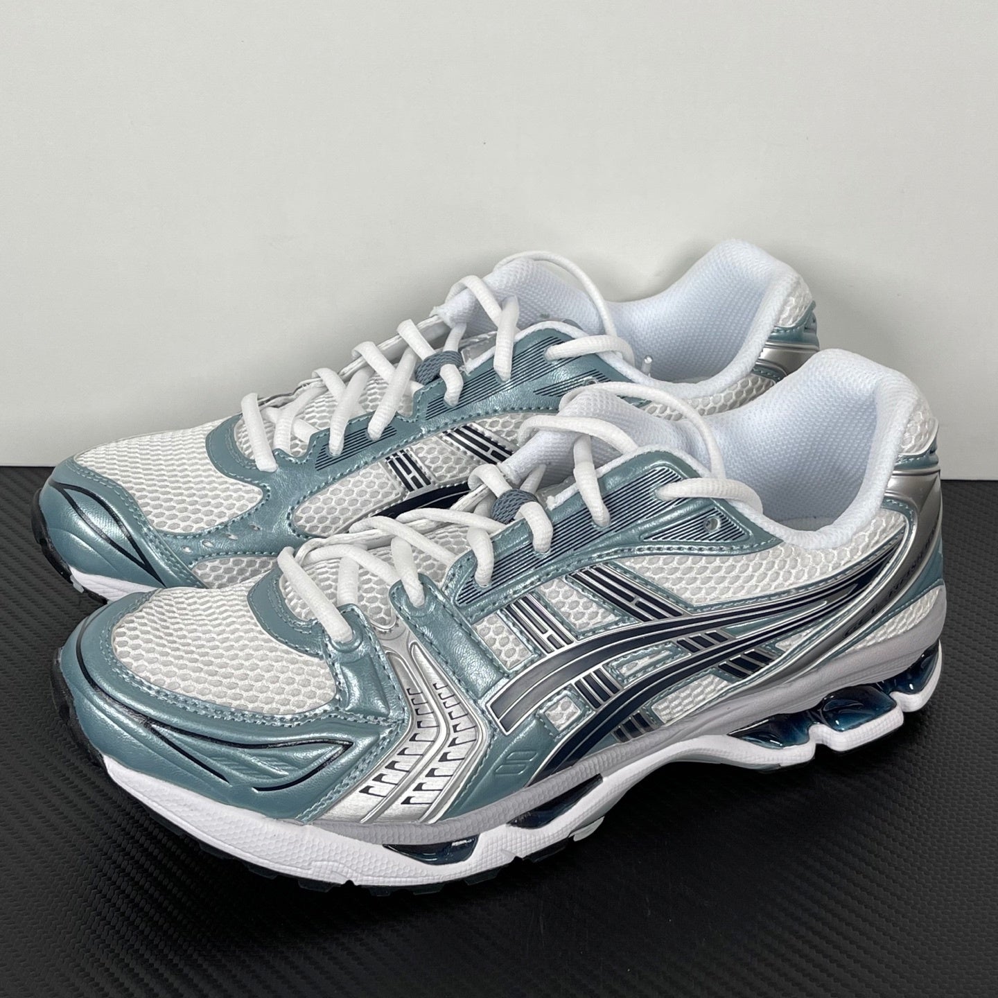 Kayano 14 White / Teal / Navy