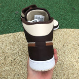 AJ1 MID Brown Basalt Oatmea