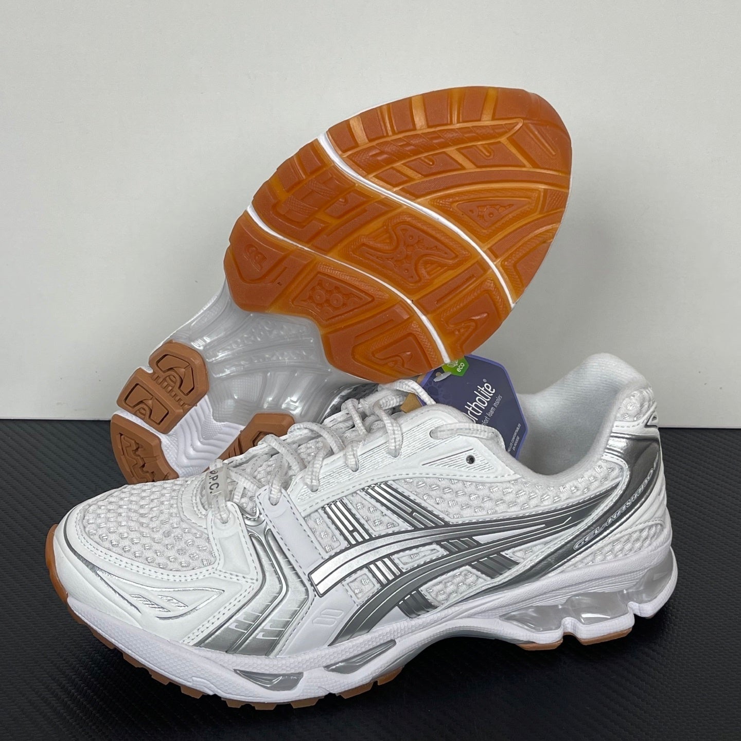 Kayano 14 White / Silver / Gum