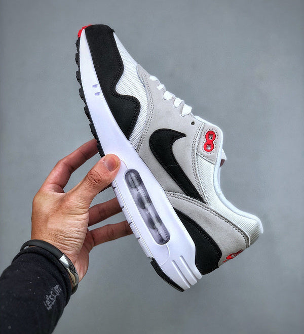 Air Max 1 Dark Obsidian and University Red