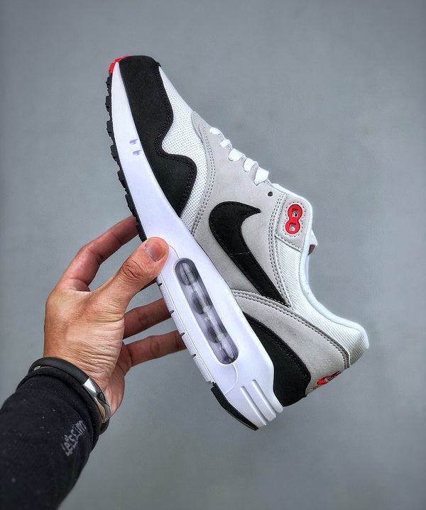 Air Max 1 Dark Obsidian e University Red
