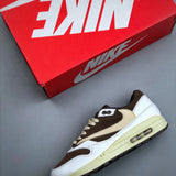 Air Max 1 White, Brown and Beige