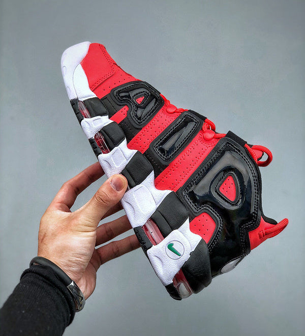 Uptempo White/Red/Black