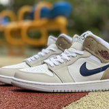 AJ1 MID Tan Suede