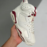 AJ6 Retro Maroon