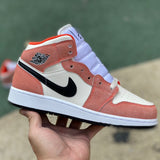 AJ1 MID Orange Suede