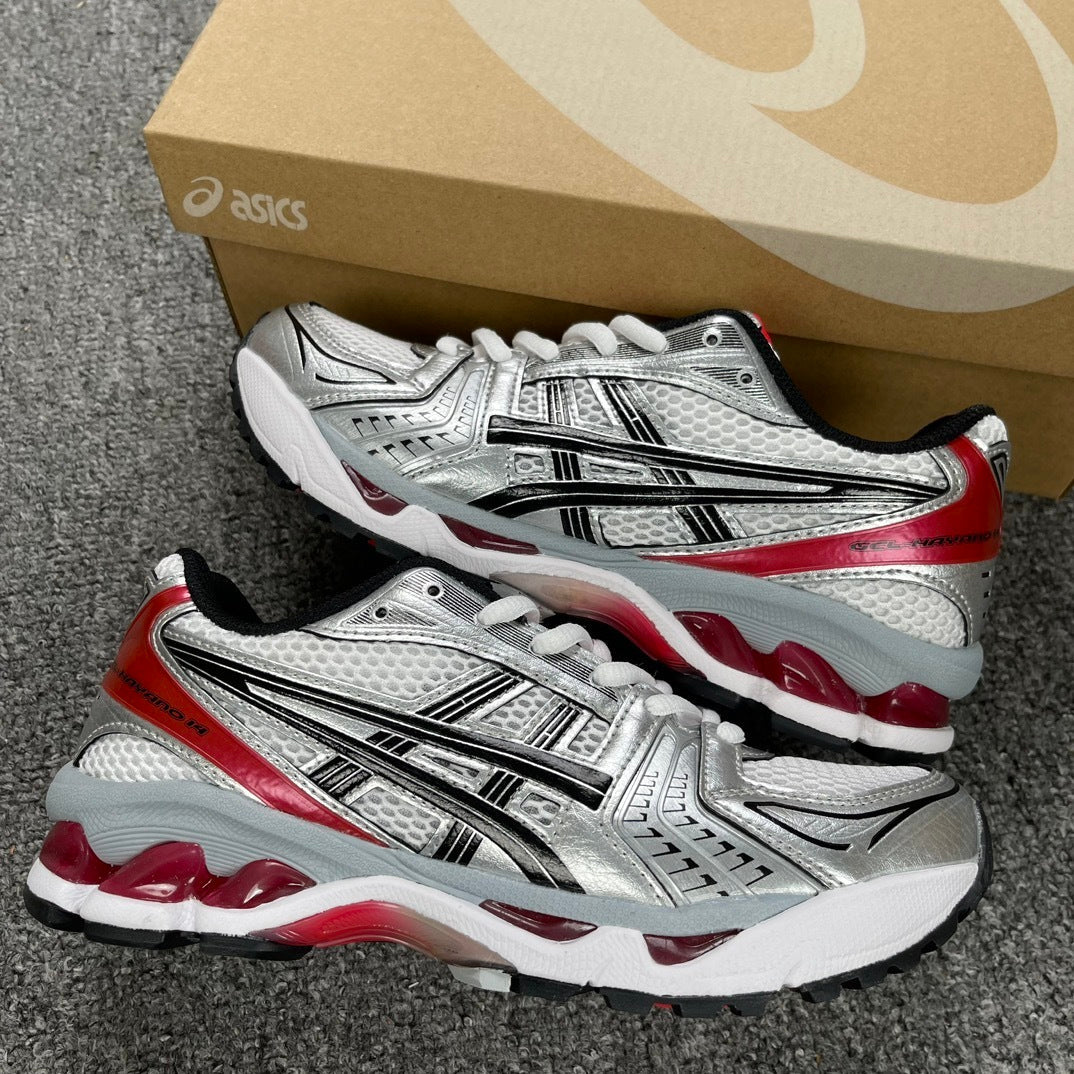 Kayano 14 Silver Black Red
