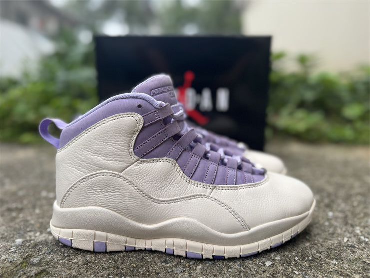 AJ10 White and Purple