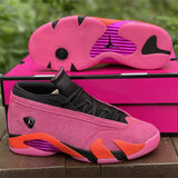 AJ14 Low Shocking Pink