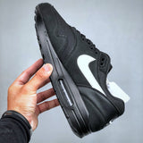 Air Max 1 Black White Swoosh