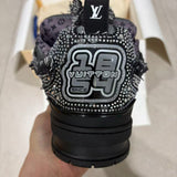 Skate Black Swarovski Monogran