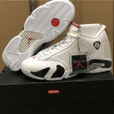 AJ14 Sup White and Red