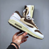 Air Max 1 White, Brown and Beige