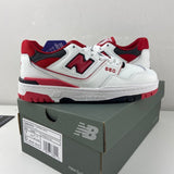 550 Branco com Vermelho e Preto
