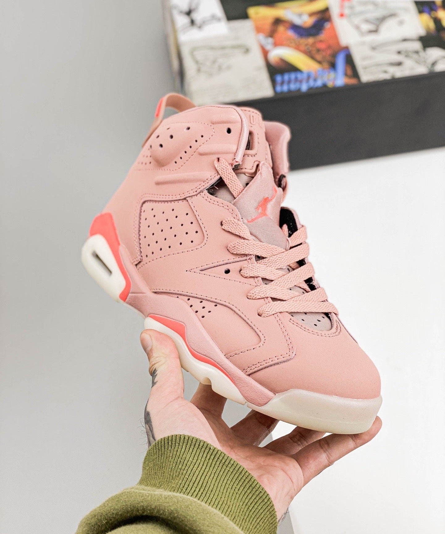 AJ6 Retro Pink