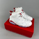 AJ6 Retro White and Red
