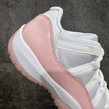 AJ11 Low White and Pink