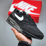 Air Max 1 Black White Swoosh