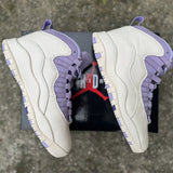 AJ10 White and Purple