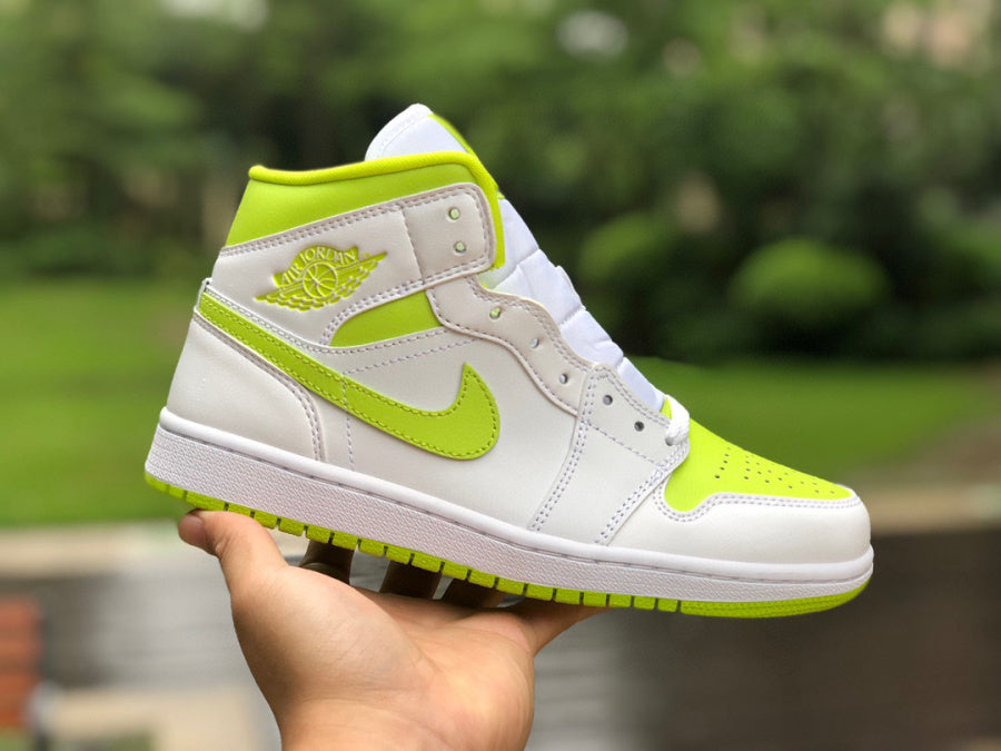 AJ1 MID White Lime