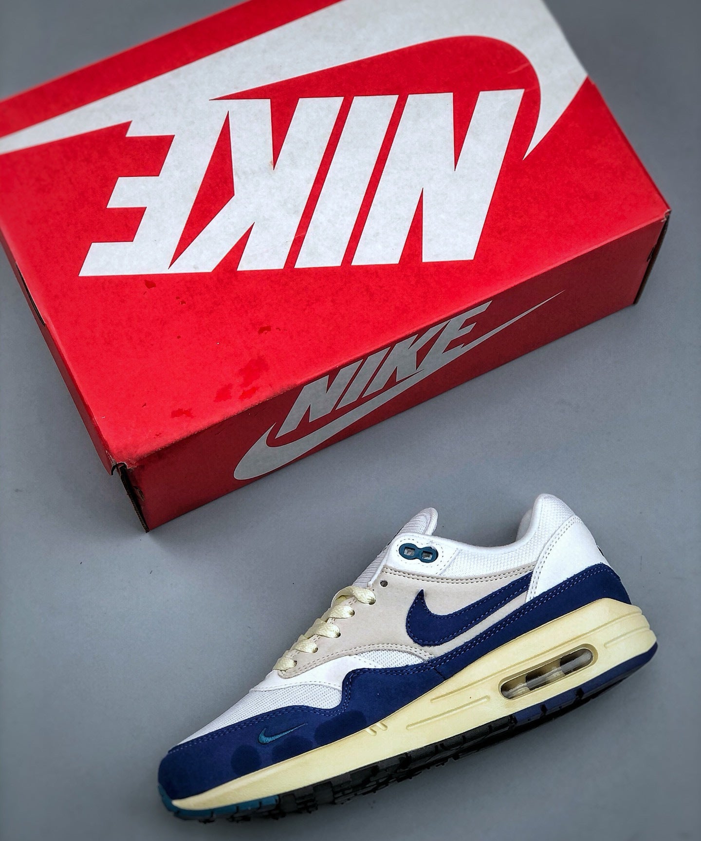 Air Max 1 Athletic Department Azul Royal Profundo