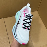 Vomero 18 White Glacier Blue Hyper Pink