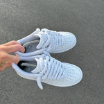 AF1 Rope Laces "White" Drip Sneakers