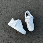 AF1 Rope Laces "White" Drip Sneakers