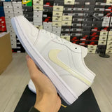 AJ1 Low White