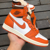 AJ1 High ORANGE WHITE