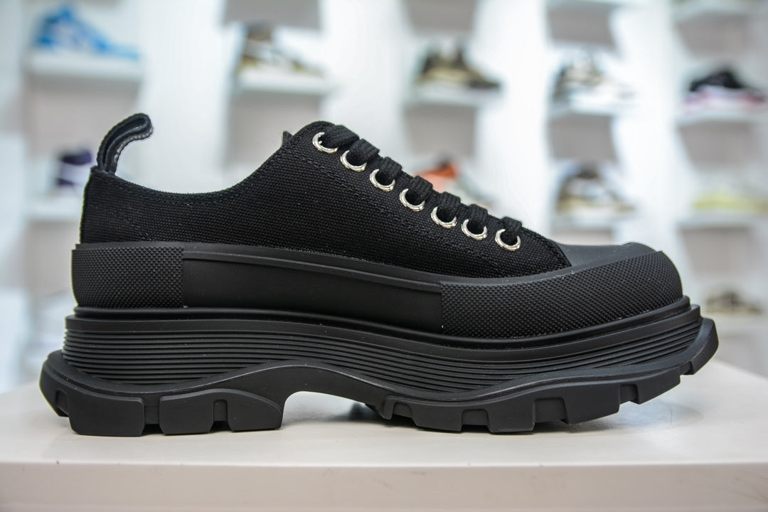 Alexander McQueen Triple Black Drip Sneakers