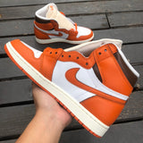 AJ1 High ORANGE WHITE