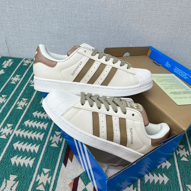Superstar Off-White And Light Brown